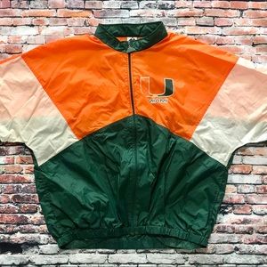 University of Miami windbreaker